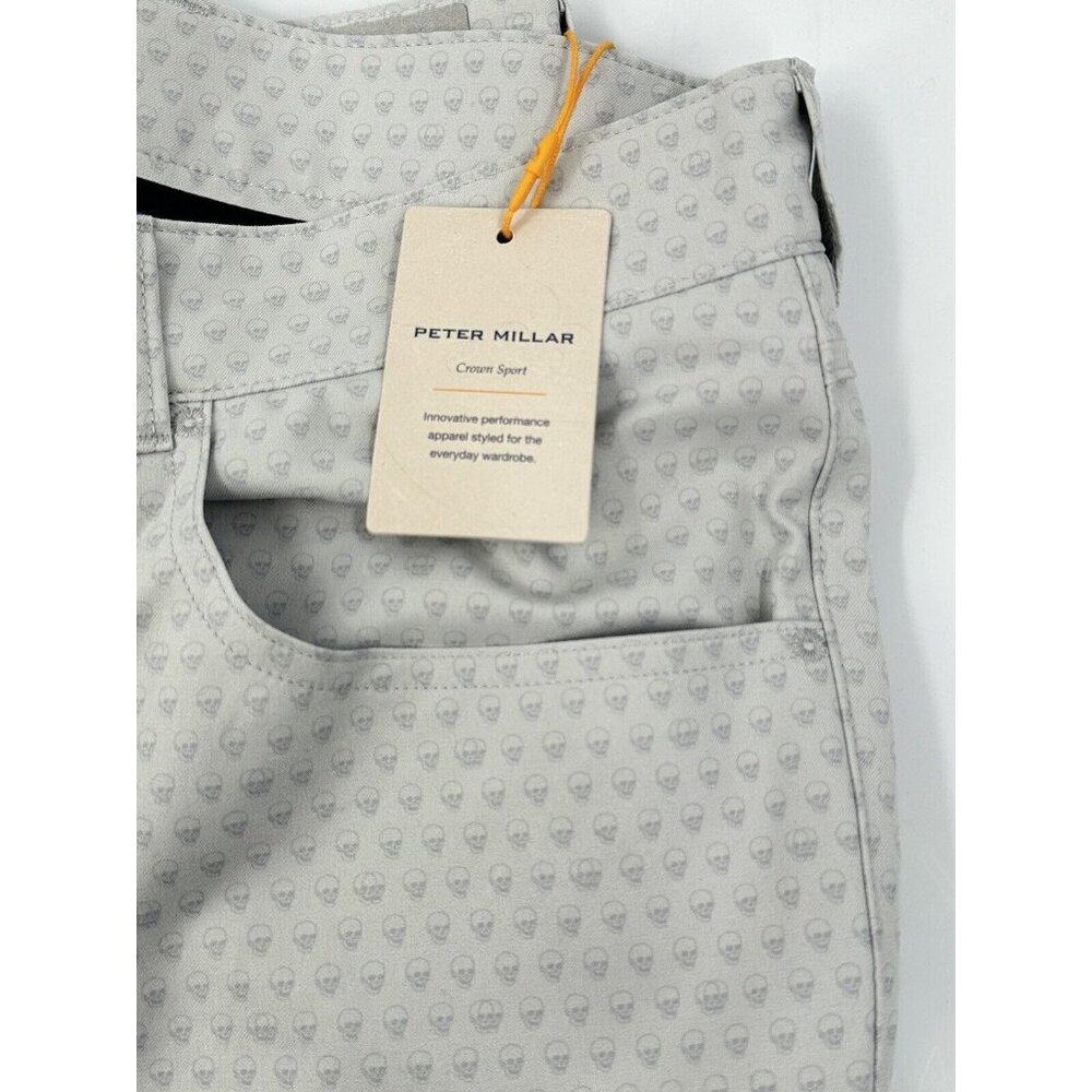 Peter Millar Gray Patterned Chinos - image 2